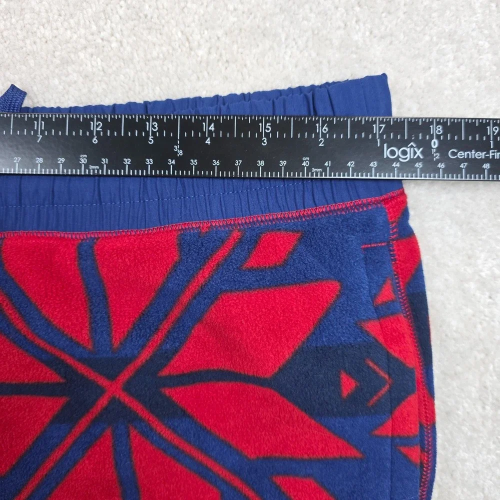 Polo Ralph Lauren Fleece Jogger Pants Mens M Blue Green Snowflake Fair Isle NWT